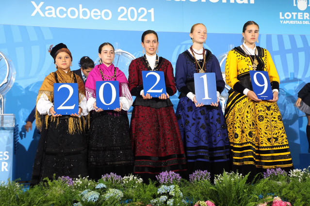 Sorteo loteria nacional en Gaiás, Santiago de Compostela.