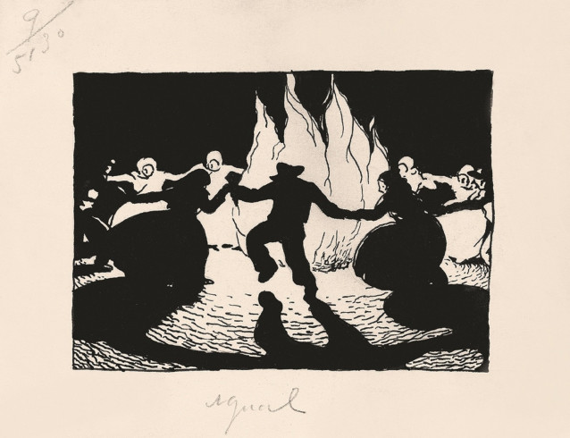 Una de las imágenes de Castelao.