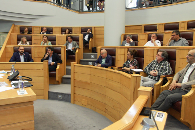 Imagen del pleno de la Diputación de A Coruña este martes