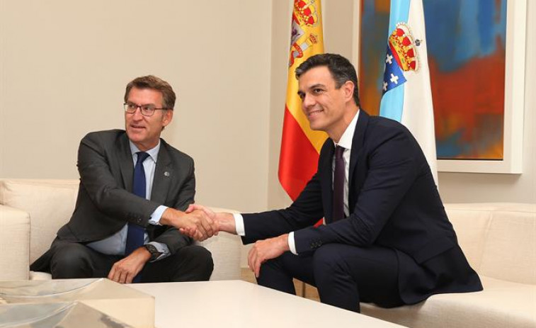 Feijóo, abierto a apoyar la investidura de Pedro Sánchez si hay un pacto de gobierno