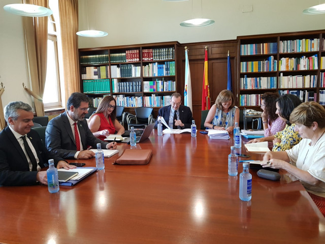 Imagen de la reunión de este martes.