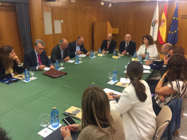 Primera reunión del grupo de trabajo 'Brexit-Galicia' celebrada en la Delegación del Gobierno en Galicia