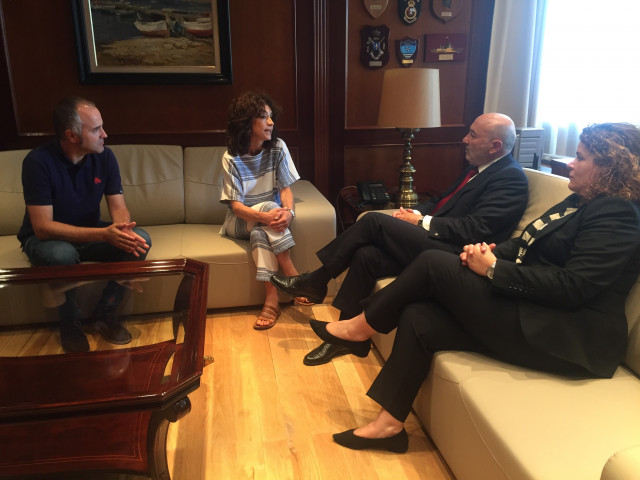 El delegado del Gobierno recibe a la nueva responsable de la Gerencia Territorial de Justicia