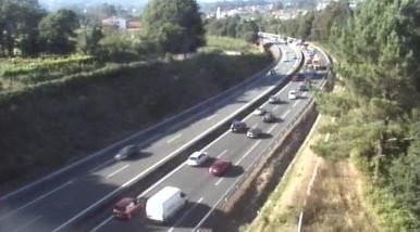 Retenciones en la AP-9 cerca de Pontevedra debido a un accidente