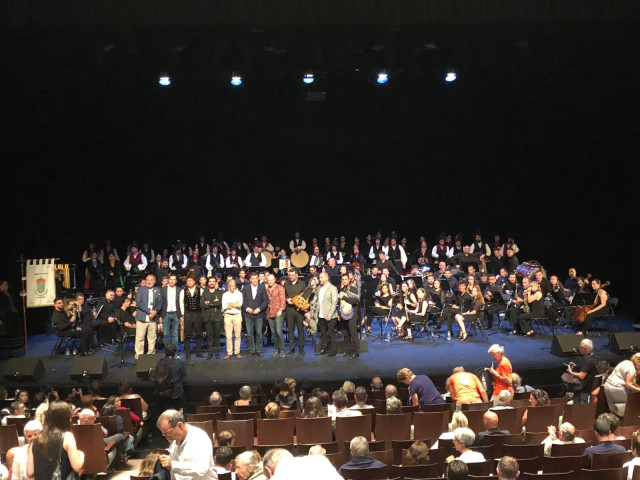 Espectáculo central de Galicia celebrado durante el Festival Intercéltico de Lorient