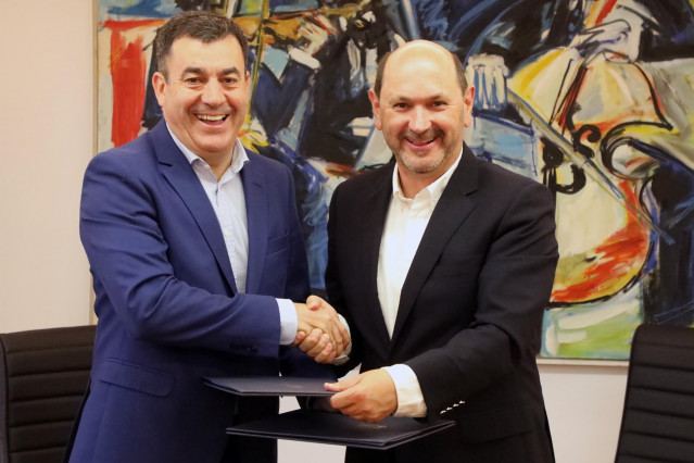 Román Rodríguez y Rafael Louzán