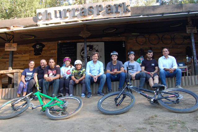 Lete Lasa se ha desplazado hasta el Churraspark, un circuito de Dirt Jump y Pumptrack