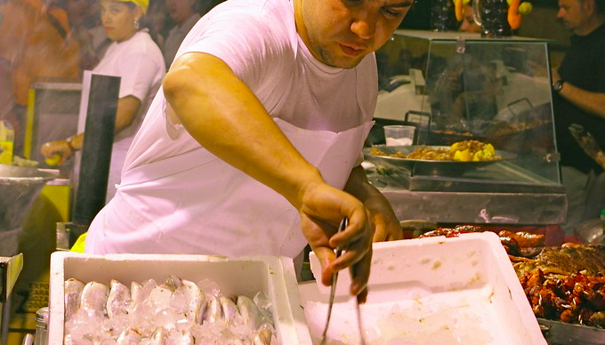 Restaurante pescado feria