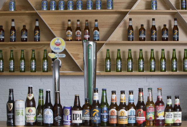 Portafolio de cervezas de Heineken.