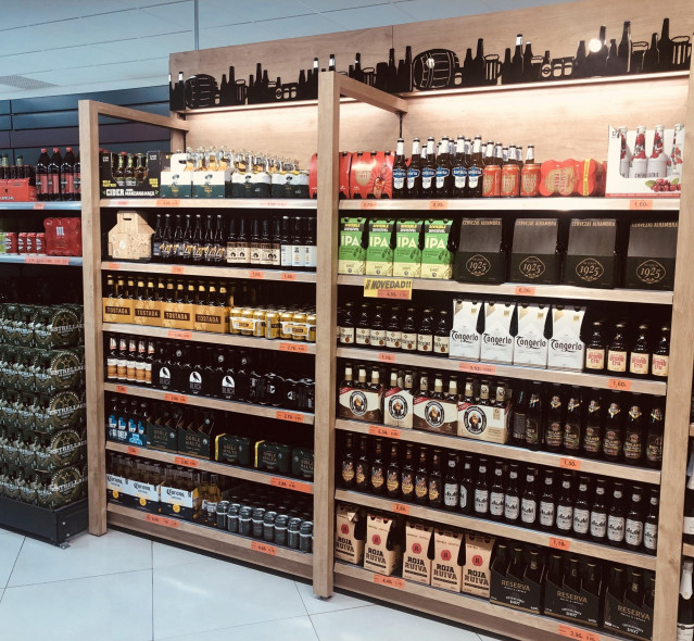 Lineal cerveza en Ronda Sur