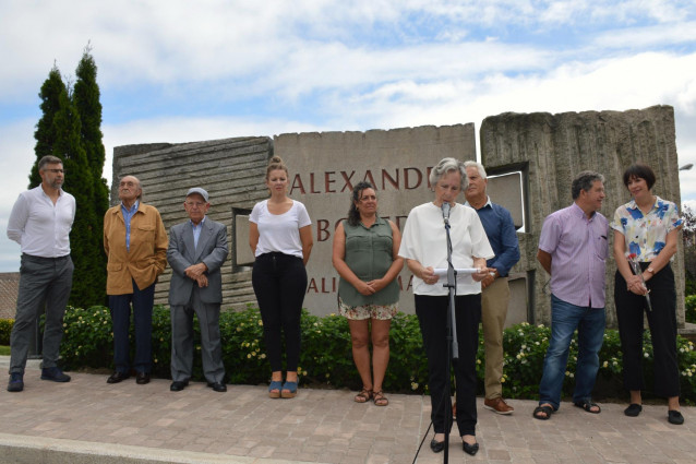 Acto en el Día da Galiza Martir en Poio (Pontevedra)