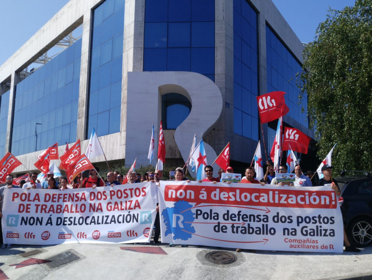 Suspendida la huelga de Comfica, subcontrata de R, pero no las movilizaciones