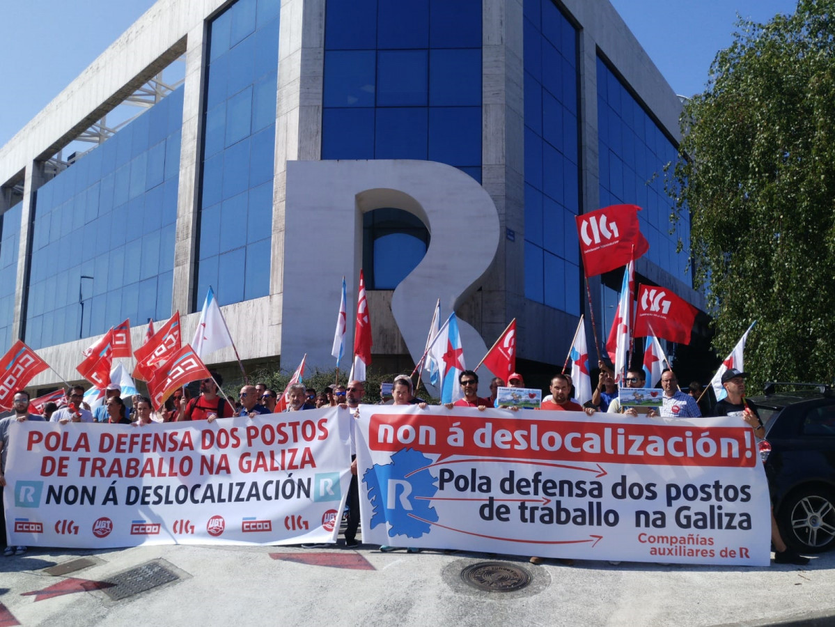 Movilización de trabajadores de subcontratas de R
