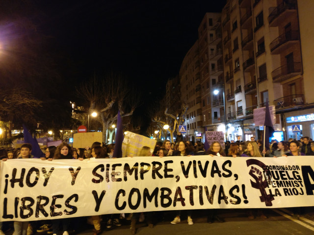 Imagen de una manifestación del 8 de marzo.