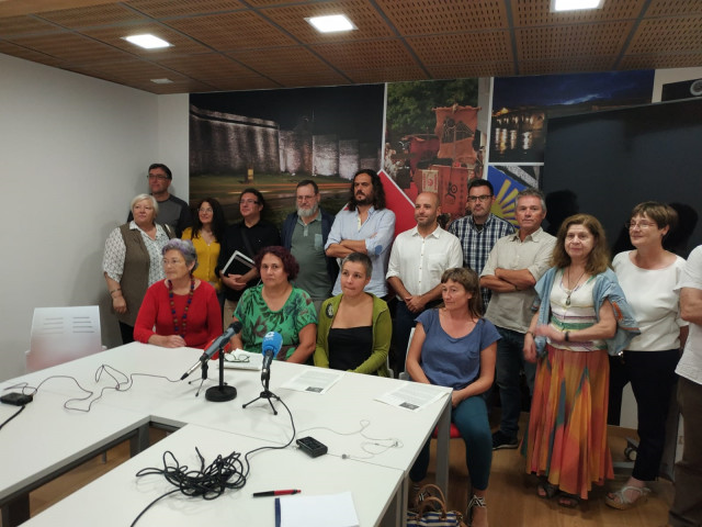 Presentación de la plataforma 'Salvemos o Iribio' en Lugo.