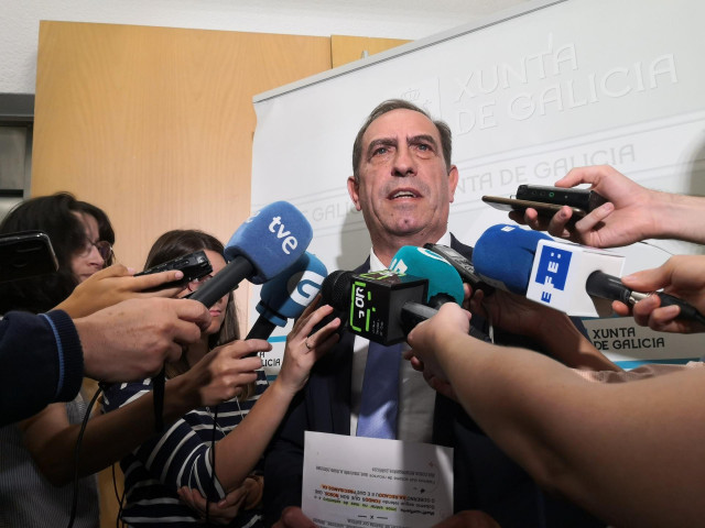 El conselleiro de Facenda, Valeriano Martínez.