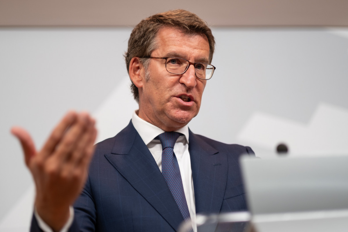 El titular do Goberno gallego en la rueda de rensa posterior al Consello da Xunta