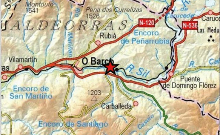Otro terremoto que se puede percibir en Ourense, ahora en Valdeorras
