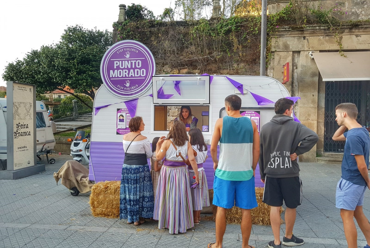 Punto Lila o Punto Morado de la Feira Franca de Pontevedra.