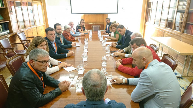 Reunión en el Ministerio de Transición Ecológica.