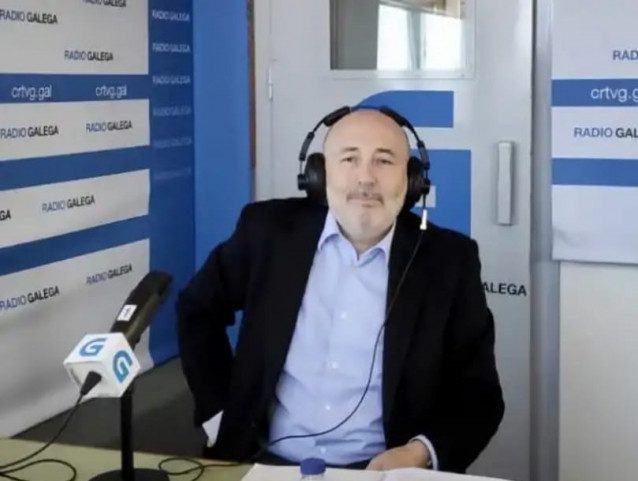 Javier Losada, delegado del Gobierno en Galicia, en entrevista en la Radio Galega