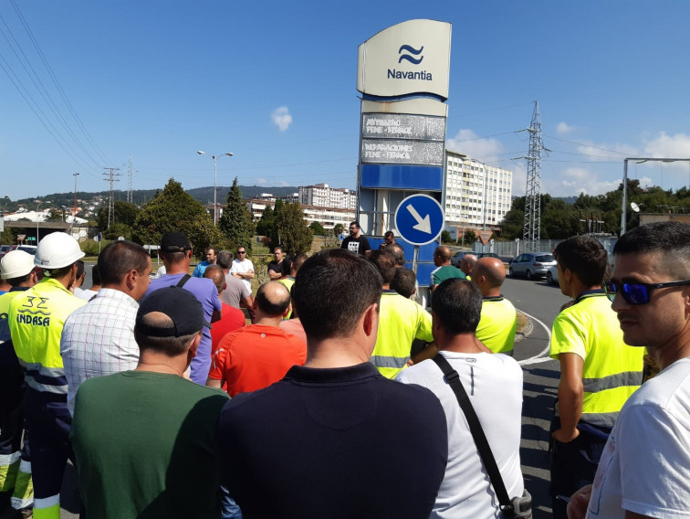 Huelgas indefinidas en varias auxiliares de Navantia Ferrol por despidos