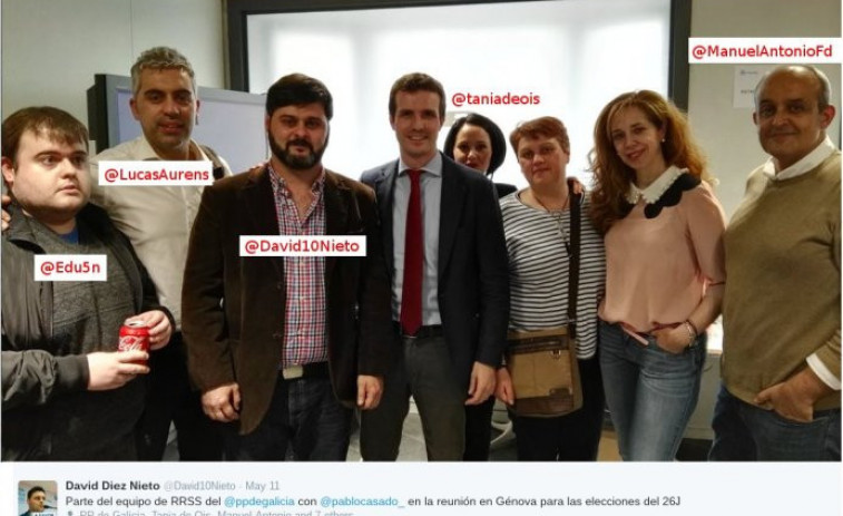 Twitter confirma la eliminación de una red manipuladora vinculada a un cargo del PP gallego