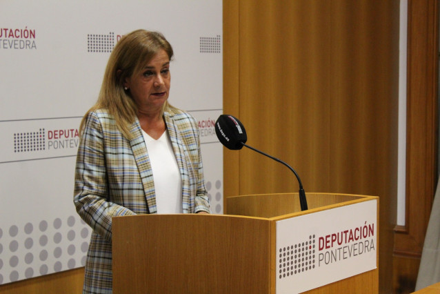 La presidenta de la Diputación de Pontevedra, Carmela Silva.
