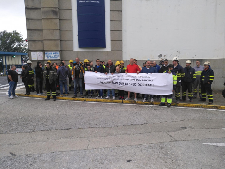 Victoria parcial de los trabajadores auxiliares de Navantia al suspenderse algunos despidos
