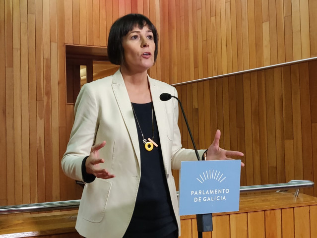 La portavoz nacional del BNG, Ana Pontón, en el Debate del Estado de la Autonomía