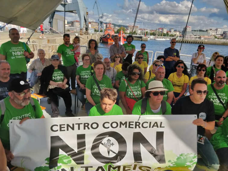 Nuevas protestas contra la Ciudad Deportiva del Celta en Mos