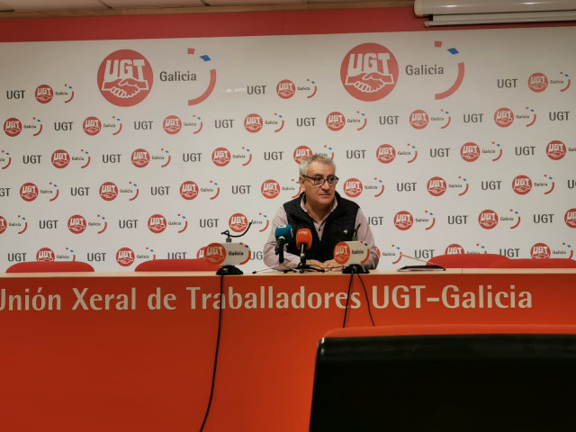 Secretario general de la Federación de Industria de UGT (FICA-UGT) en Galicia, Javier Carreiro.