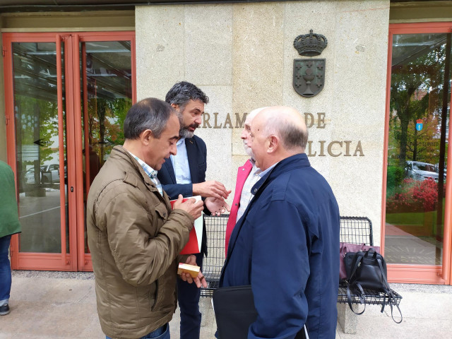 Sindicatos en el Parlamento de Galicia