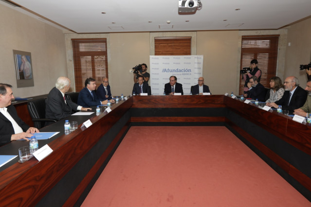 Reunión del patronato de Afundación en Vigo.