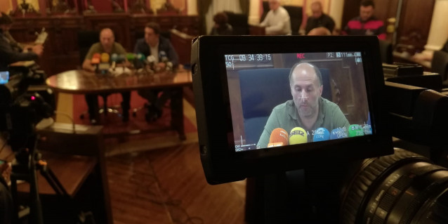 El alcalde de Ourense, Gonzalo Pérez Jácome, hace balance de los 100 días de gobierno.