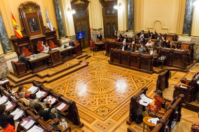 Pleno municipal de A Coruña
