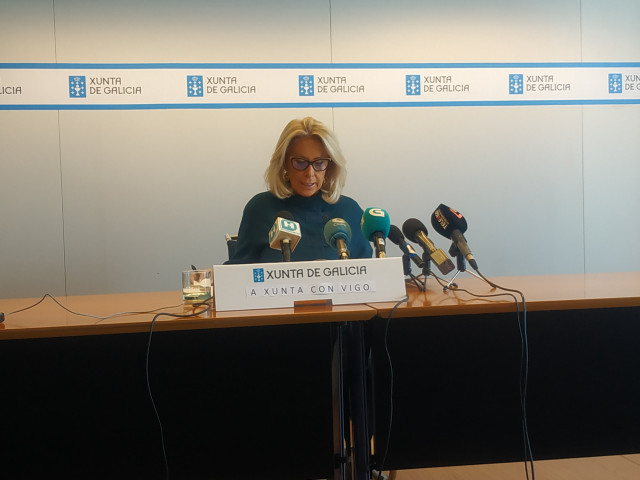 Corina Porro durante la rueda de prensa.