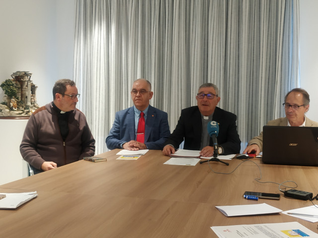 Imagen de la rueda de prensa de este jueves.