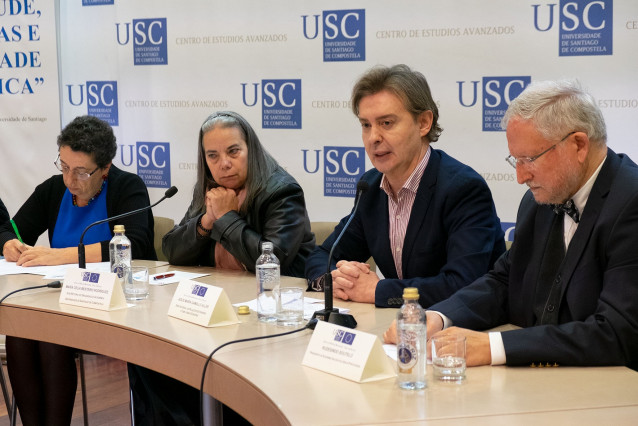 El director xeral de Relacións Exteriores e coa UE, Jesús Gamallo, en la inauguración de las jornadas