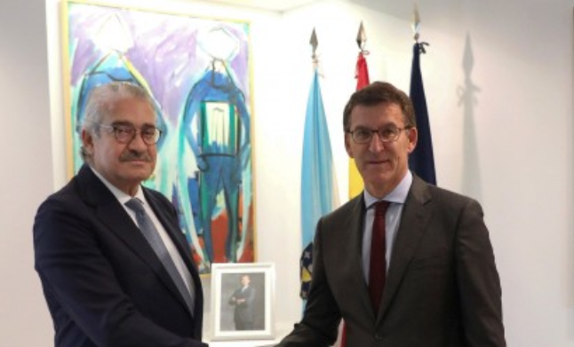 El presidente de Endesa con Feiju00f3o