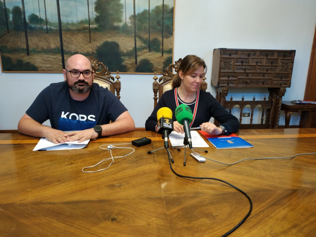 Junta de prensa tras la Junta de Gobierno de la Diputación de Lugo del viernes 11 de octubre.