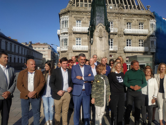 Imagen de la nueva gestora del PP vigués.