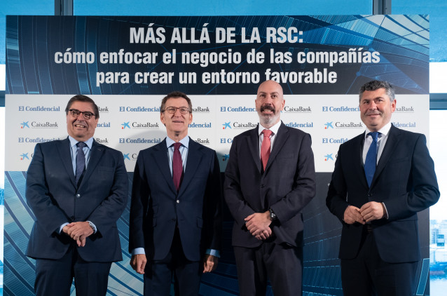 El presidente de la Xunta, Alberto Núñez Feijóo, participa en unas jornadas sobre Responsabilidad Social Corporativa