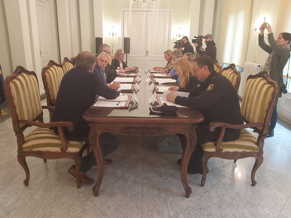 Reunión de la junta local de seguridad de Ourense