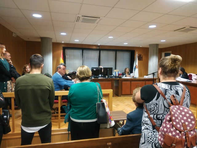 Imagen del juicio de este martes.