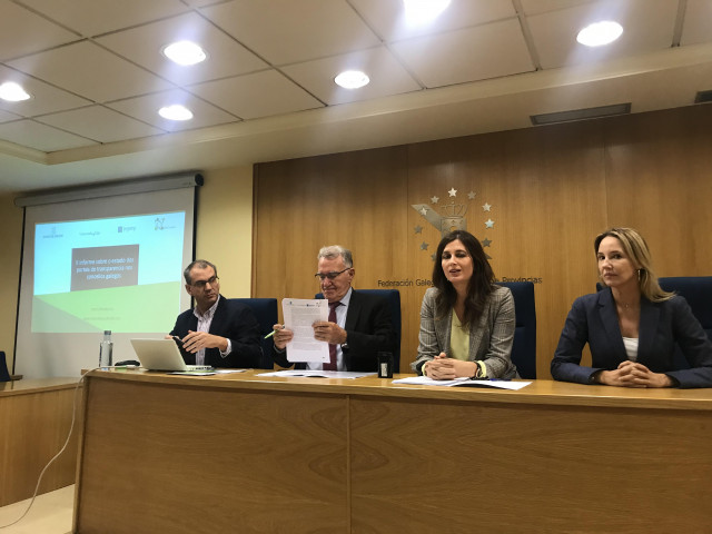 Presentación del informe sobre transparencia local.