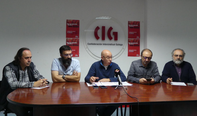 Imagen de la rueda de prensa de este miércoles.