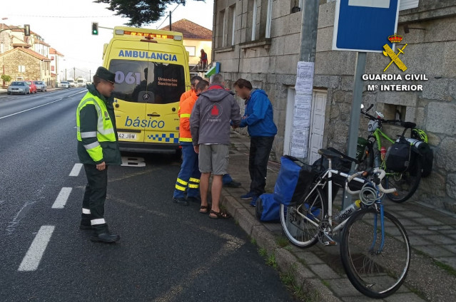 Imagen de la bicicleta accidentada.