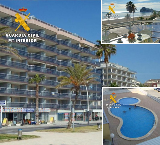 Imágenes que el presunto estafador utilizaba para ofrecer los apartamentos inexistentes.