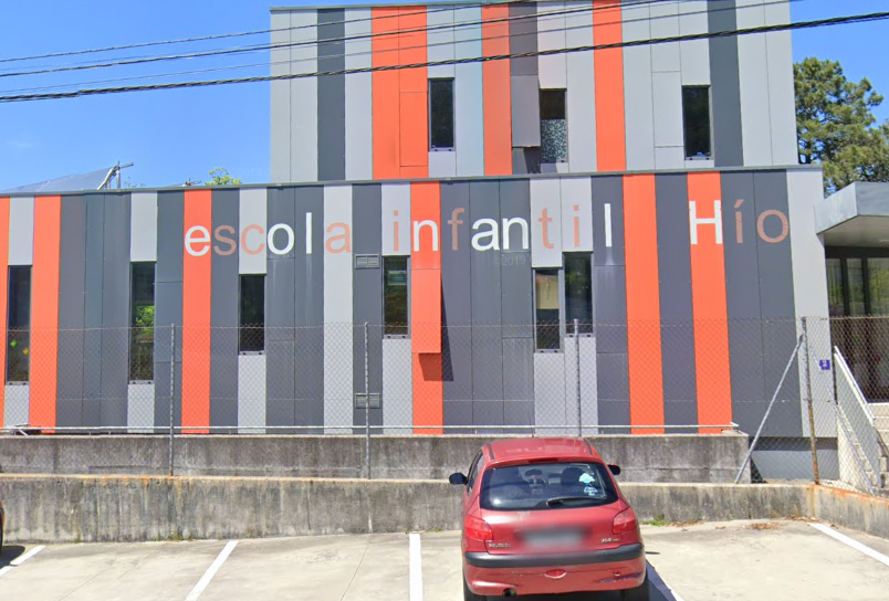 Escuela infantil pu00fablica de O Hu00edo en Cangas en una imagen de Google Street View